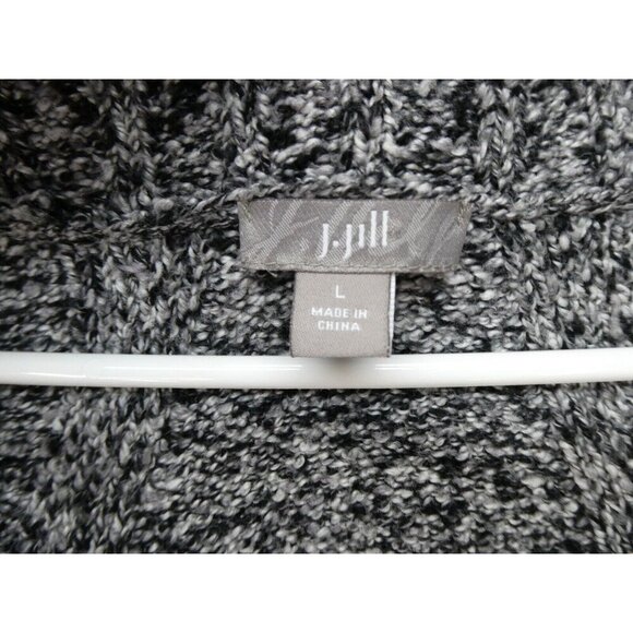 J Jill Balloon Sleeve Cardigan‎ Sweater Women Size L Belted Grey Boho - Picture 3 of 8